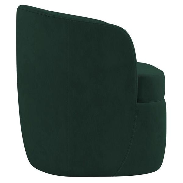 Imagem de Kit 2 Poltronas Giratória Decorativa Para Sala Dandara K04 Veludo Verde - Mpozenato