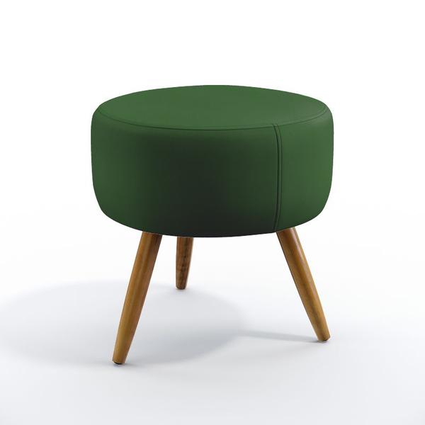 Imagem de Kit 2 Poltronas Namoradeira Beta com Puff Solar Suede Verde Aradecor