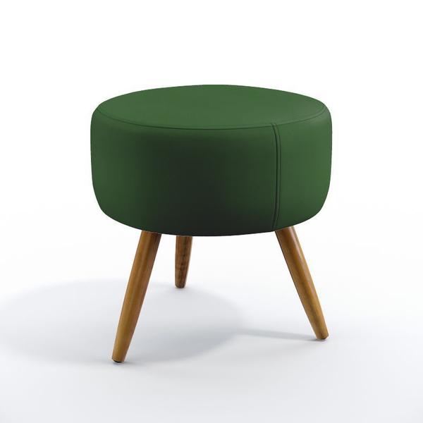 Imagem de Kit 2 Poltronas Opala com Puff Solar Suede Verde Aradecor