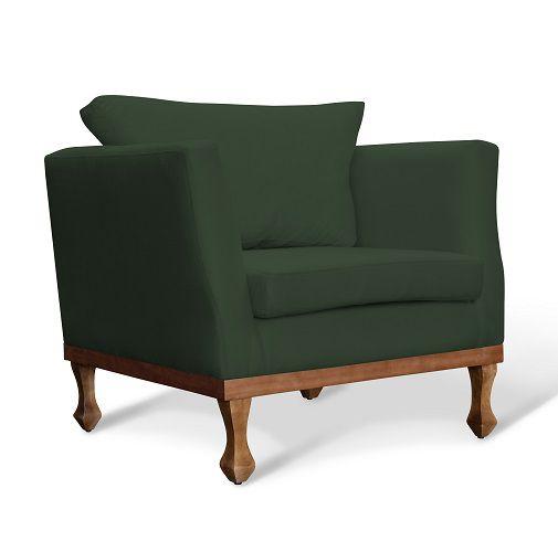 Imagem de Kit 2 Poltronas Veneza Suede Verde - Meu Lar Decorações