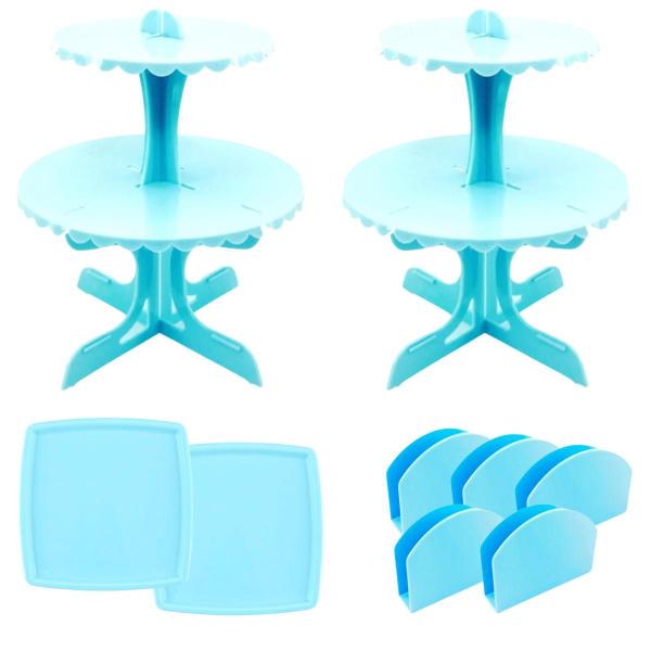 Kit 2 Porta Bala + 2 Bandeja Quadrada + 5 Porta Guardanapos - Nielshop Imagem de Kit 2 Porta Bala + 2 Bandeja Quadrada + 5 Porta Guardanapos