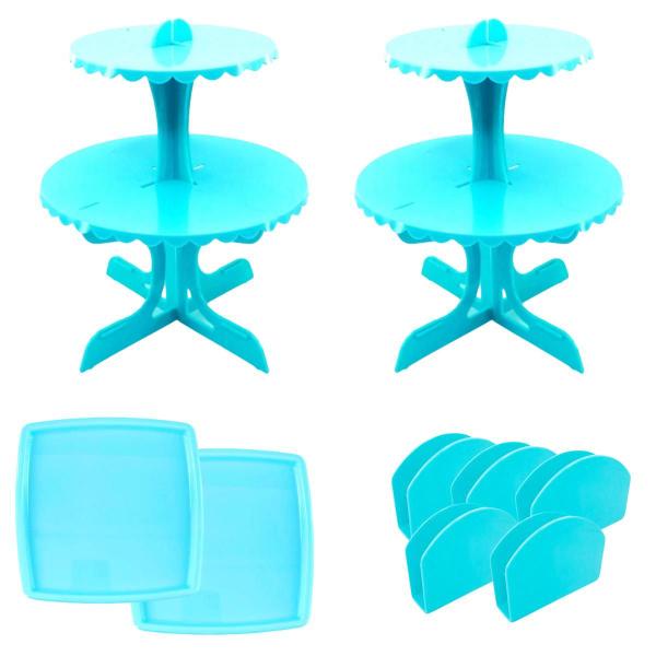 Kit 2 Porta Bala + 2 Bandeja Quadrada + 5 Porta Guardanapos - Nielshop Imagem de Kit 2 Porta Bala + 2 Bandeja Quadrada + 5 Porta Guardanapos
