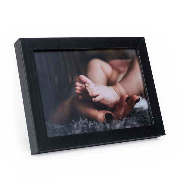 Imagem de Kit 2 Porta Retrato 15x21 C/ Vidro Fotografia Decorações De Mesa e Parede Moldura Para Casa Fotos Família Namorados