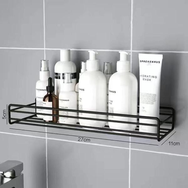 Imagem de Kit 2 Porta Shampoo Sabonete Suporte Fixo Adesivo Banheiro