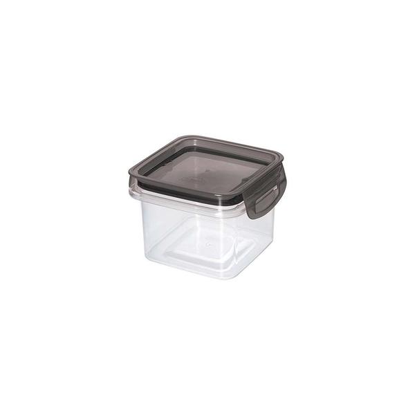Kit 2 Pote de Alimentos Multiuso Trava Mais Quadrado 380ML - Plasútil Imagem de Kit 2 Pote de Alimentos Multiuso Trava Mais Quadrado 380ML