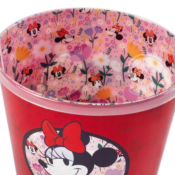 Imagem de Kit 2 Pote de Pipoca da Minnie Retro Vermelho 2.1 litros Plasútil