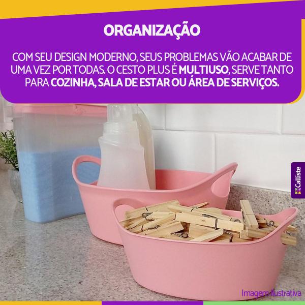 Imagem de Kit 2 Pote Organizador Plus Com Alça P Uz