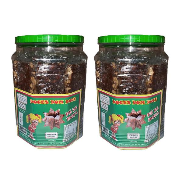 Kit 2 Potes Com 20 Un Pé De Moça Doce Festas Junina Arraiá - Bom Doce Imagem de Kit 2 Potes Com 20 Un Pé De Moça Doce Festas Junina Arraiá