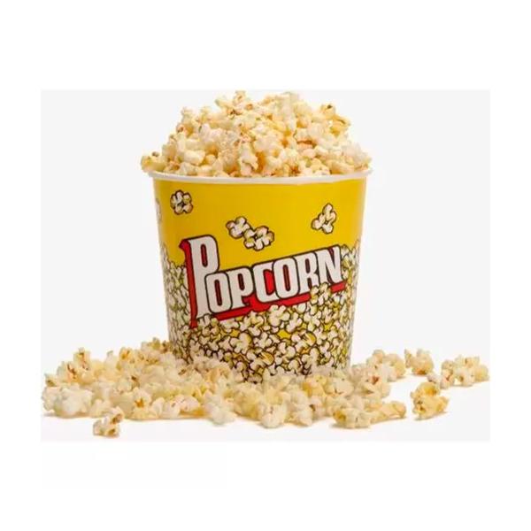 Imagem de Kit 2 Potes de Plástico Balde para Pipoca Decorado Popcorn