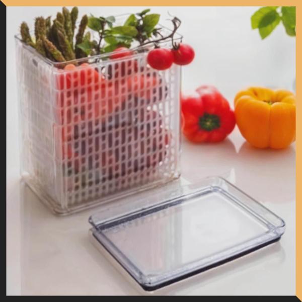 Kit 2 Potes Herméticos 4200ml de Acrílico P/ Arroz e Feijão Lumini - Paramount Imagem de Kit 2 Potes Herméticos 4200ml de Acrílico P/ Arroz e Feijão Lumini - Paramount