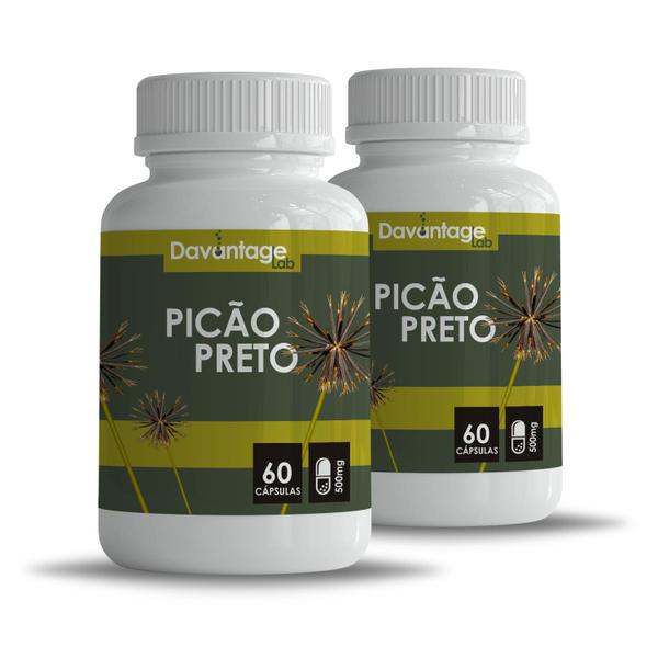 Imagem de Kit 2 Potes Picão Preto Bidens Pilosa  Em Caps/ 500mg