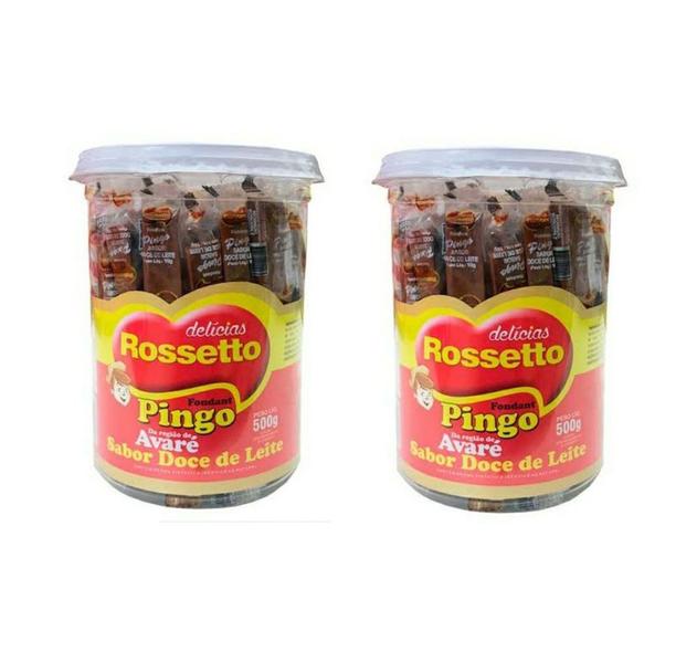 Kit 2 Potes Pingo De Leite Rosseto 500g C/ 50 Un Festa - Rossetto Imagem de Kit 2 Potes Pingo De Leite Rosseto 500g C/ 50 Un Festa