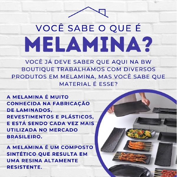 Imagem de Kit 2 Pratos Fundo Redondo Estampado em Melamina 23cm Buffet