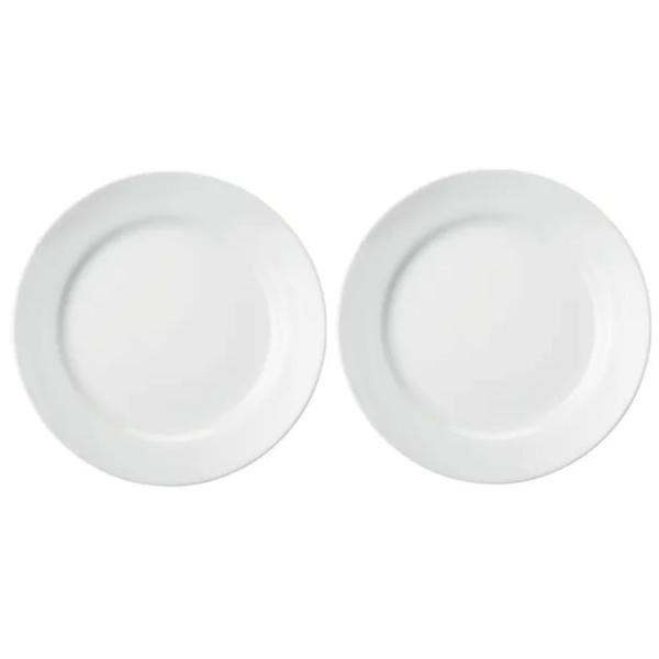 Imagem de Kit 2 Pratos Raso Resistente Restaurante Hotel Buffet 26cm