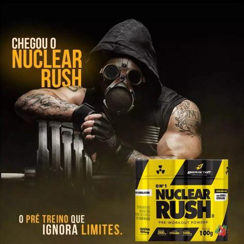 Imagem de Kit 2 Pre Treino Nuclear Rush 100g Bodyaction