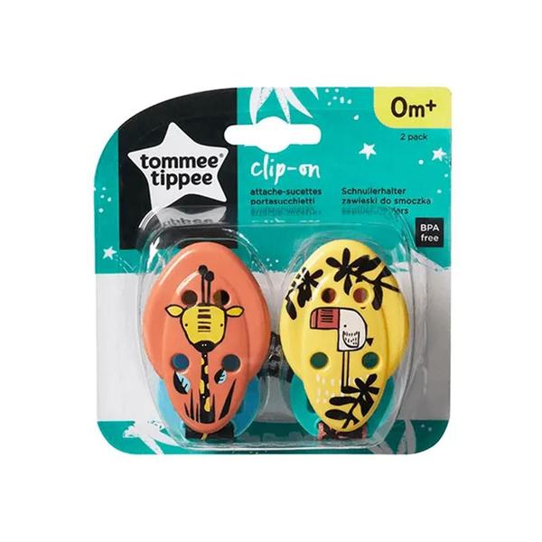 Imagem de Kit 2 Prendedores de Chupeta Clip-On Tommee Tippee Zoo