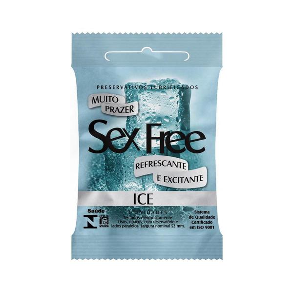 Imagem de Kit 2 Preservativo Sex Free Ice 3 Unidades