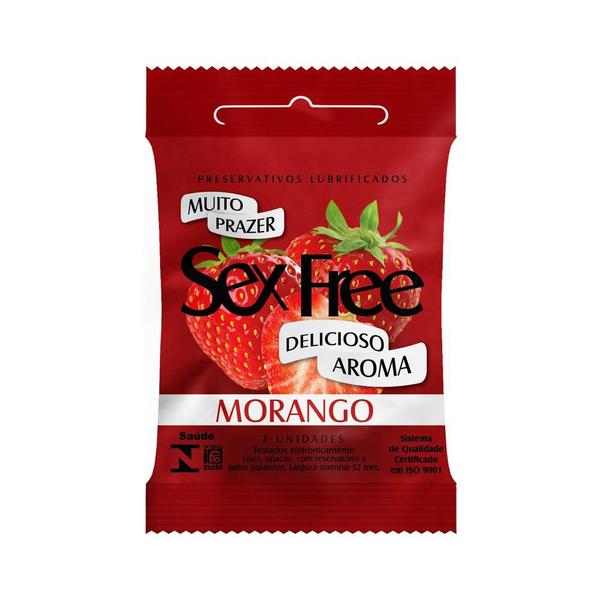 Imagem de Kit 2 Preservativos Delicioso Aroma Sex Free Menta