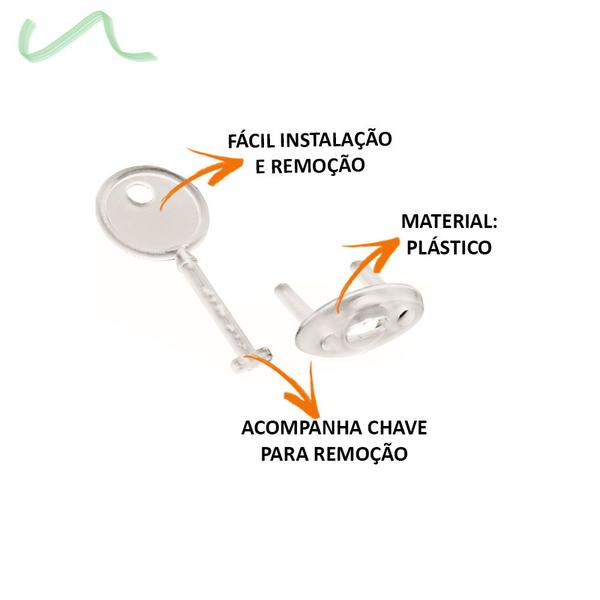 Imagem de Kit 2 Protetor Tomadas Padrão Chave Ordene 9pc Contra Choque