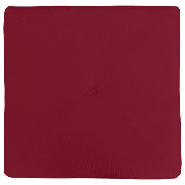 Imagem de Kit 2 Puff Retangular Elo para Sala e Quarto Suede Vermelho- Jylcrom