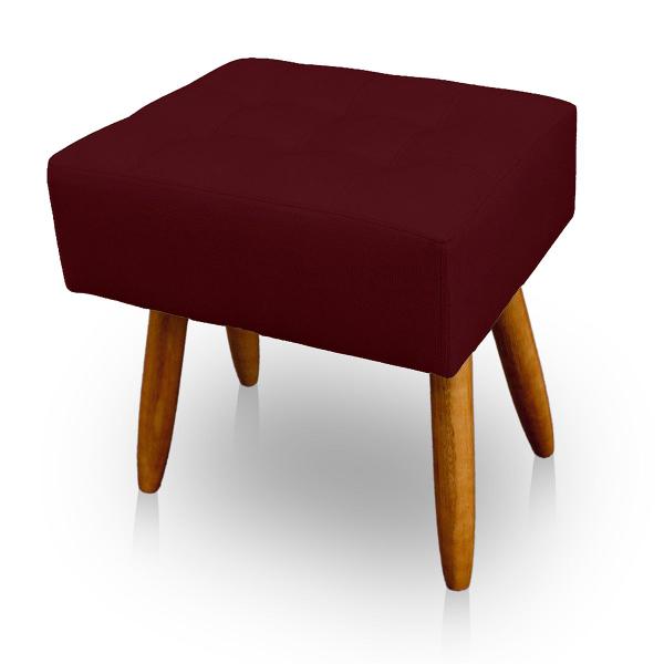 Imagem de Kit 2 Puff Retangular New para Sala e Quarto Suede  - LH Decor