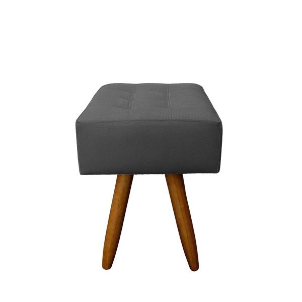 Imagem de Kit 2 Puff Retangular New para Sala e Quarto Suede  - LH Decor