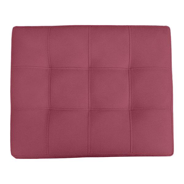 Imagem de Kit 2 Puff Retangular New para Sala e Quarto Suede Rose - LH Decor