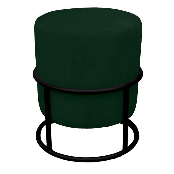 Imagem de Kit 2 Puff Royale para Sala e Quarto Suede Verde - LH Decor