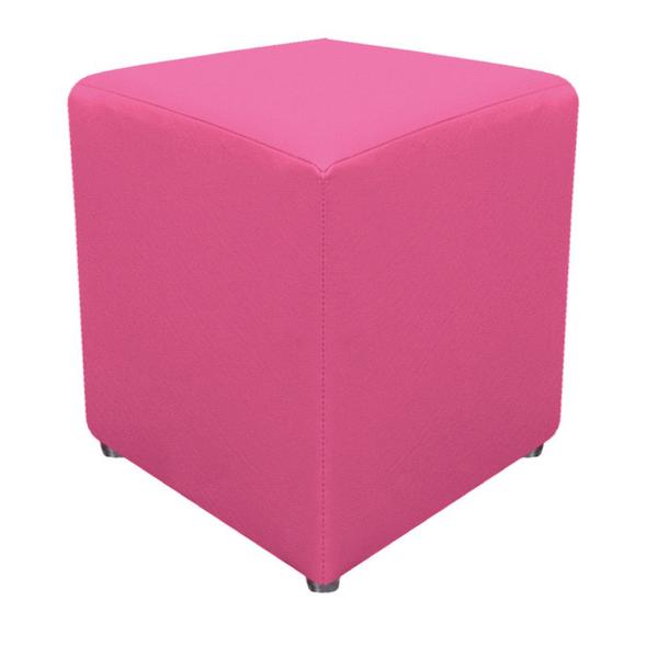 Imagem de Kit 2 Puffs Decorativos Dado material sintético Pink - DAMAFFÊ MÓVEIS