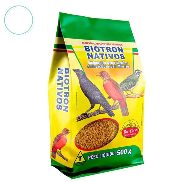 Imagem de Kit 2 Ração Nativos Extrusada Biotron Banana Pássaros 500g