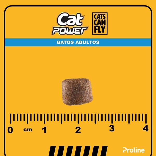 Imagem de Kit 2 Ração Super Premium Cat Power Gato Adulto Carne 1Kg