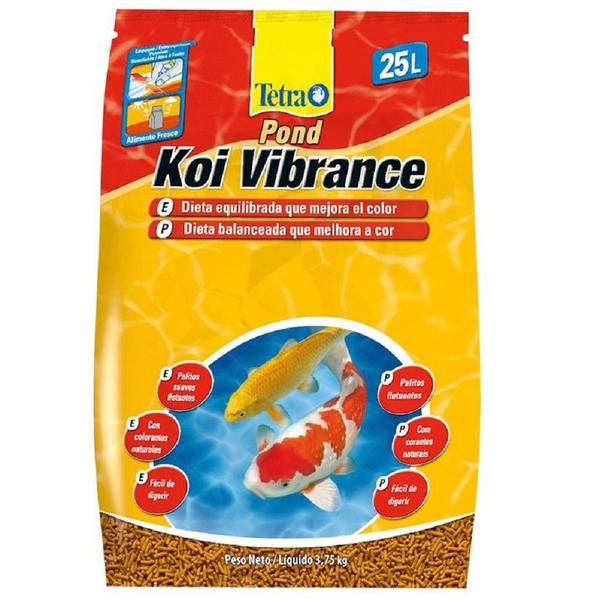 Imagem de Kit 2 Ração Tetra Pond Koi Vibrance  25L - 3,75kg