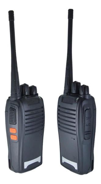 Imagem de Kit 2 Radio Comunicador 777s 16 CH 12Km Ht Profissional Com Fone Completo WalkTalk