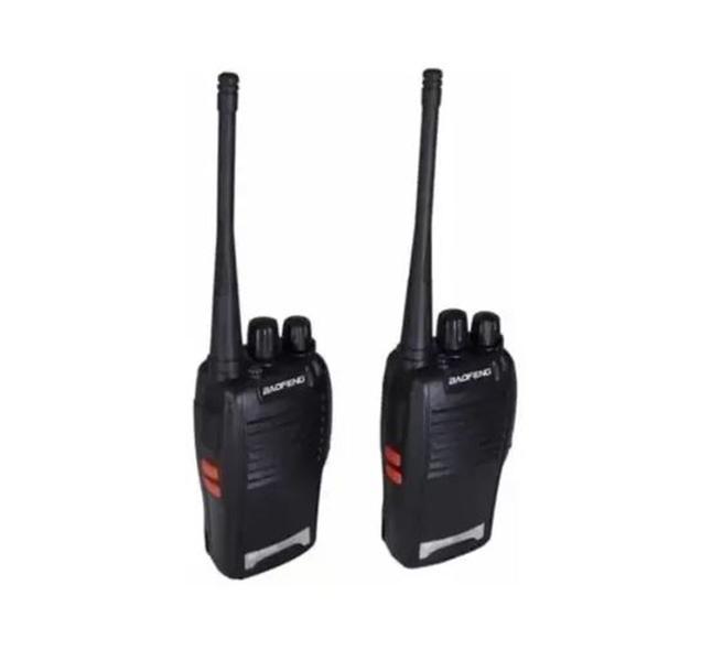 Imagem de Kit 2 Radio Comunicador Baofeng 777s Vhf/uhf 16 Canais Profissional Com Fone