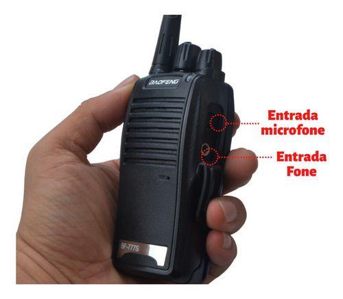 Imagem de Kit 2 Radio Comunicador  Walk Talk 16 Ch 12km Baofeng 777s