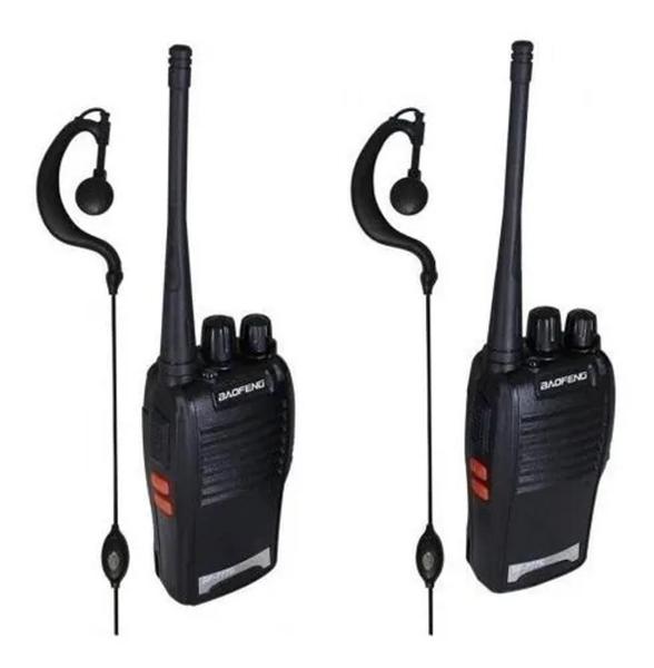 Imagem de Kit 2 Rádio Comunicador Walk Talk Baofeng 777s+ Fone