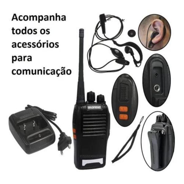 Imagem de Kit 2 Radio Comunicador Walktalk Talkabout Profissional 777s