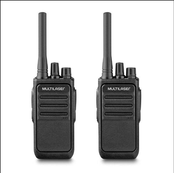 Imagem de Kit 2 Radio Walkie Comunicador Multilaser Preto Re020