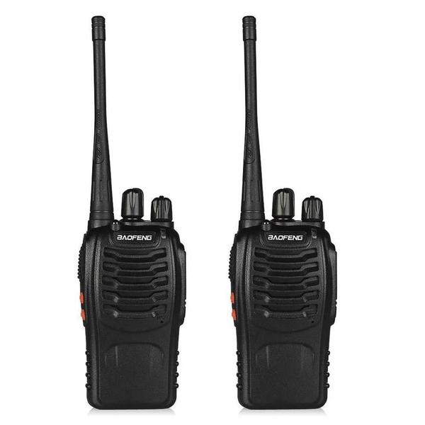 Imagem de Kit 2 Rádios Comunicação Walk Talk Bf-777S Uhf Vhf 16 Canais