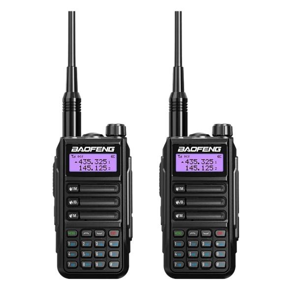 Imagem de Kit 2 Radios Comunicador Baofeng UV16 Walk Talk Longo Alcance Dual Band a Prova dágua