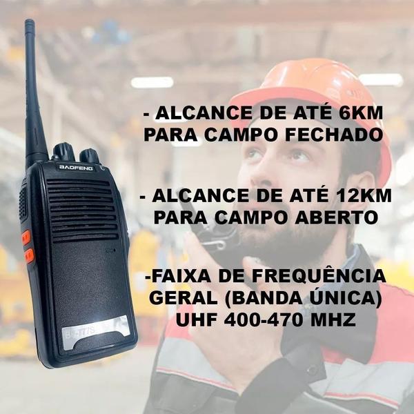 Imagem de Kit 2 Rádios Walk Talk Comunicador 16 Canais 12km Baofeng 777s Ht