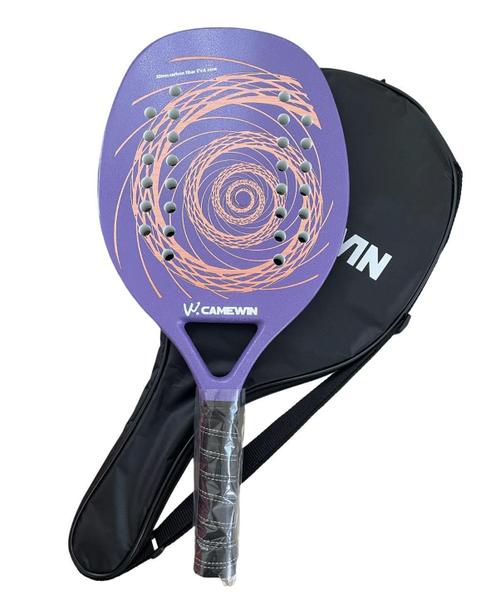 Imagem de Kit 2 Raquete Beach Tennis Carbono Camewin Praia