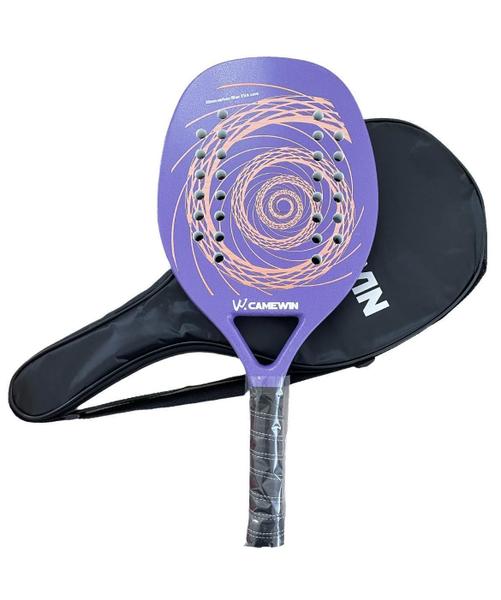 Imagem de Kit 2 Raquete Beach Tennis Carbono Camewin Praia