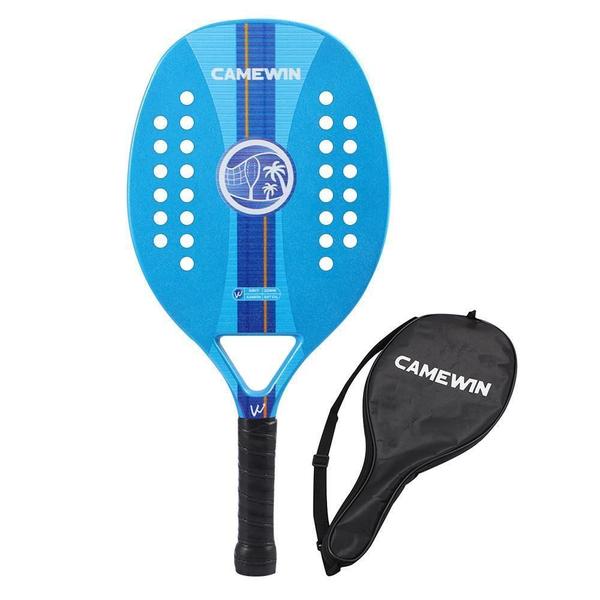 Imagem de Kit 2 Raquete Beach Tennis Carbono Camewin Praia