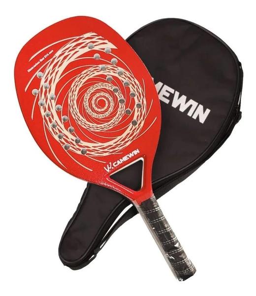 Imagem de Kit 2 Raquete Beach Tennis Carbono Camewin Praia