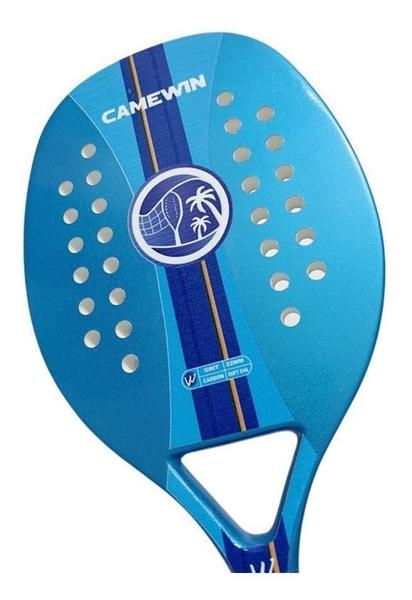 Imagem de Kit 2 Raquete Beach Tennis Carbono Camewin Praia