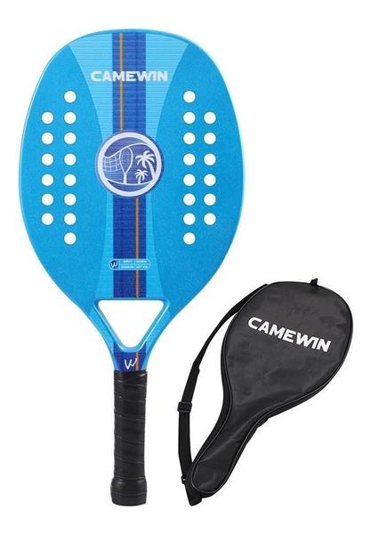 Imagem de Kit 2 Raquete Beach Tennis Carbono Camewin Praia