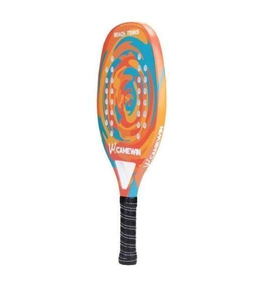 Imagem de Kit 2 Raquete Beach Tennis Carbono Camewin Praia