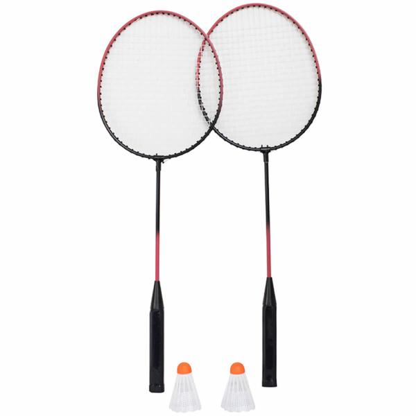 Imagem de Kit 2 Raquetes Badminton + 2 Petecas - YS37025 - Convoy