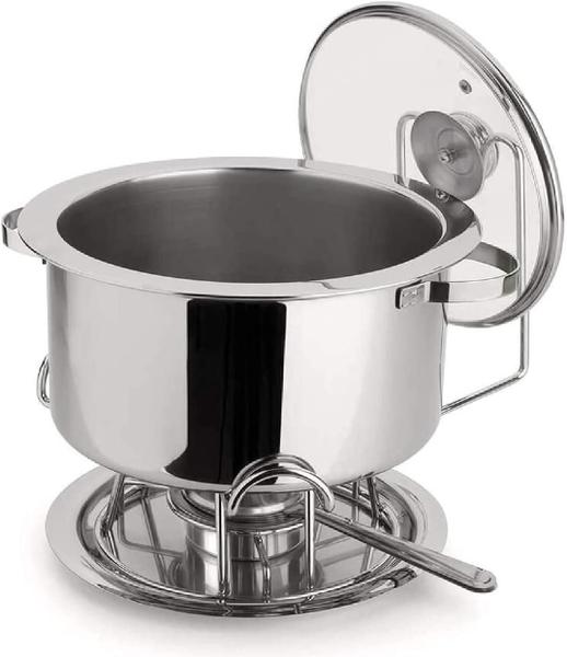 Imagem de Kit 2 Réchaud 7L Panela Aço Inox Para Buffet Forma